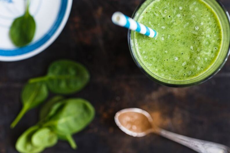 smoothie for weight loss with spinach