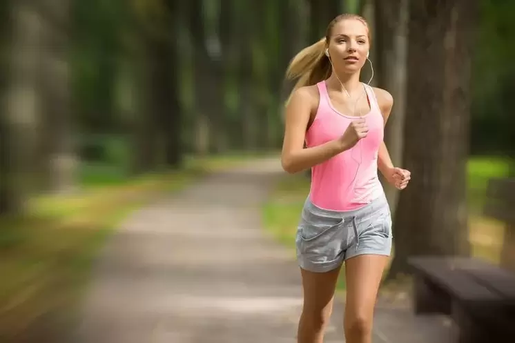 The girl who runs to lose weight