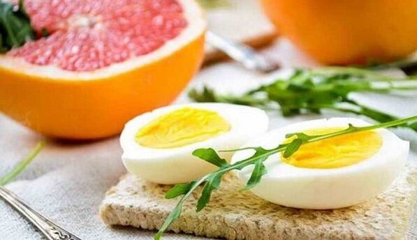 Lunch option with egg diet